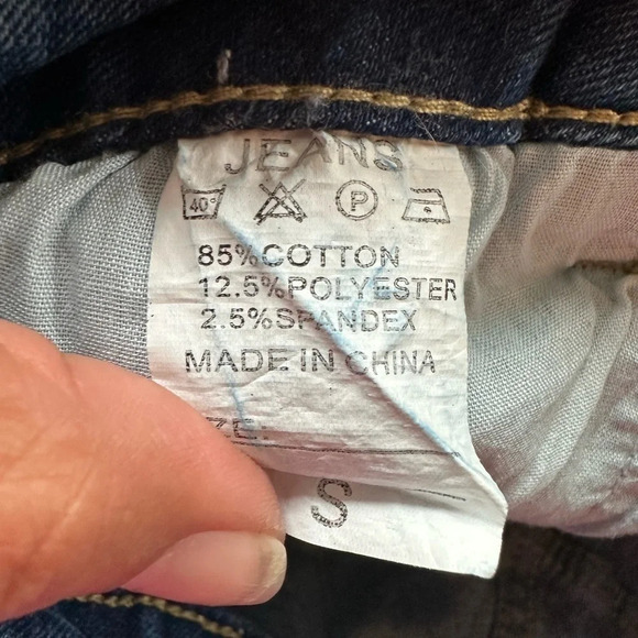 Leopard print patch denim jean shorts size‎ small - Picture 10 of 10